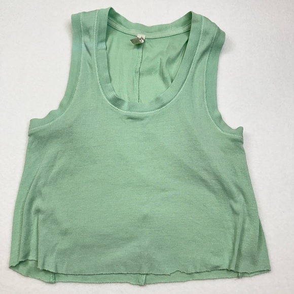 Free People Tops - Free People Size M Light Green Tank Top